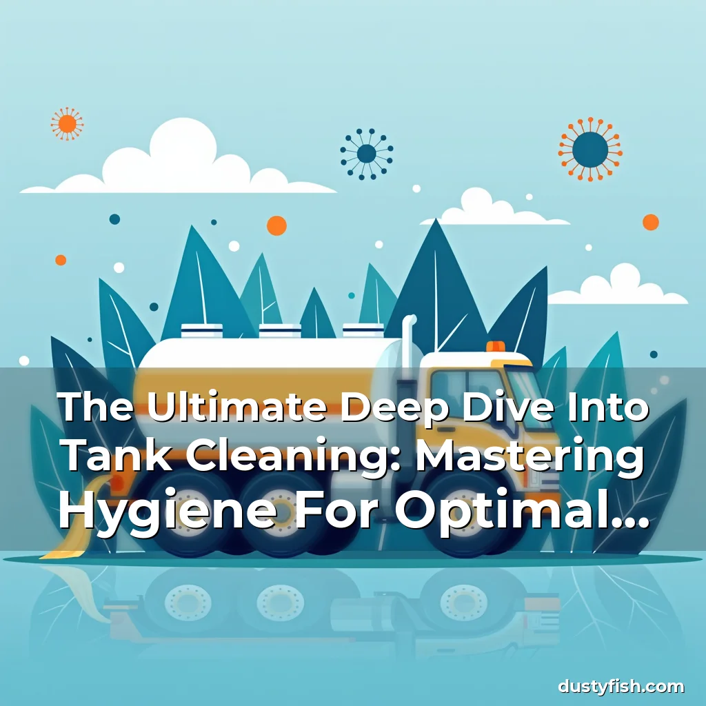 Read more about the article The Ultimate Deep Dive Into Tank Cleaning: Mastering Hygiene For Optimal Performance