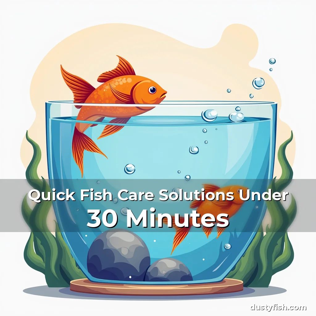 Artistic representation for Quick Fish Care Solutions Under 30 Minutes