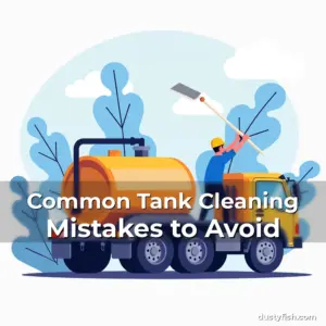 Artistic representation for Common Tank Cleaning Mistakes to Avoid