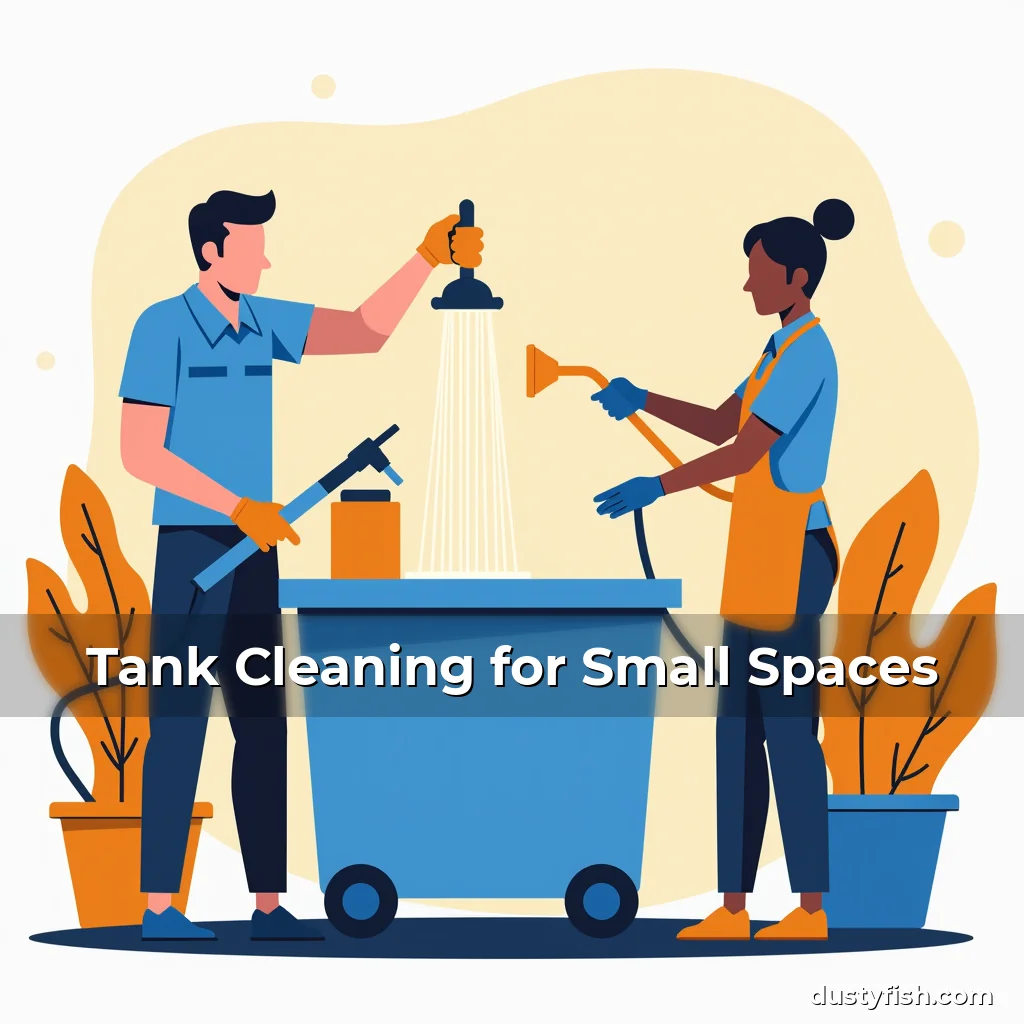 Artistic representation for Tank Cleaning for Small Spaces