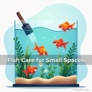 Artistic representation for Fish Care for Small Spaces