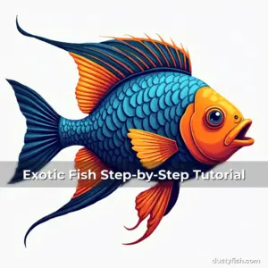 Artistic representation for Exotic Fish Step-by-Step Tutorial