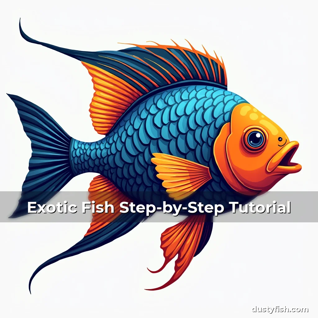 Artistic representation for Exotic Fish Step-by-Step Tutorial