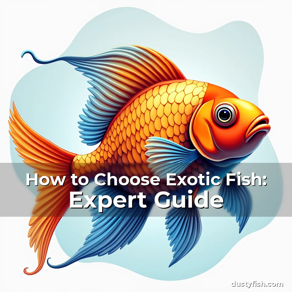 Artistic representation for How to Choose Exotic Fish: Expert Guide