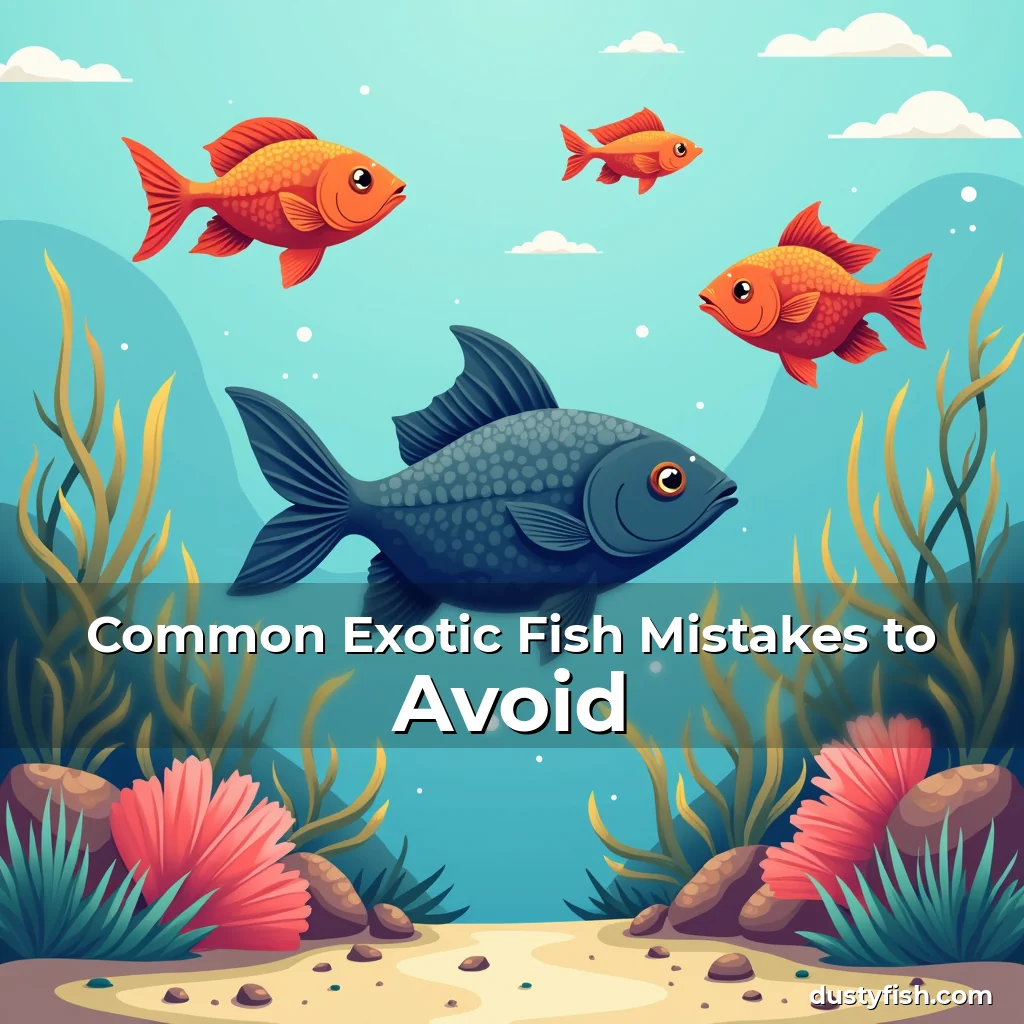 Artistic representation for Common Exotic Fish Mistakes to Avoid