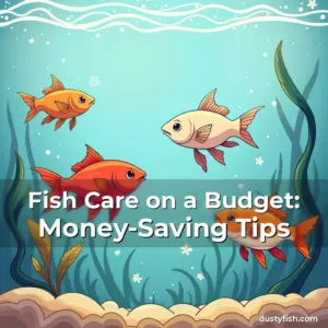 Artistic representation for Fish Care on a Budget: Money-Saving Tips