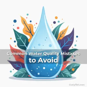Artistic representation for Common Water Quality Mistakes to Avoid