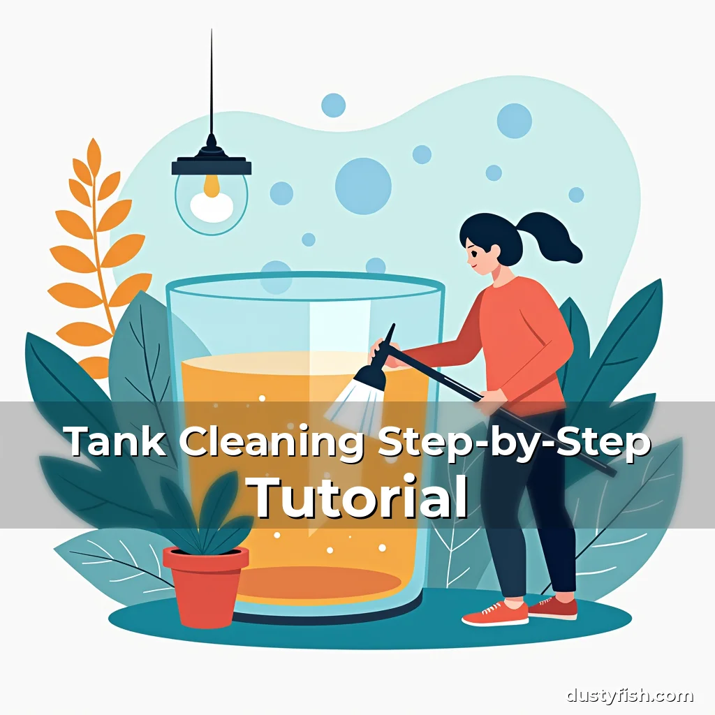 Artistic representation for Tank Cleaning Step-by-Step Tutorial